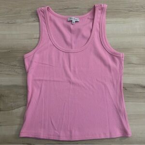 Faded Rose Tank Top Pink Size Large
